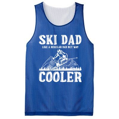 Ski Dad Like A Regular Dad But Way Cooler Skiing Skier Meaningful Gift Mesh Reversible Basketball Jersey Tank