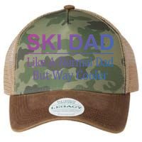 Ski Dad Like A Normal Dad But Way Cooler Gift Legacy Tie Dye Trucker Hat
