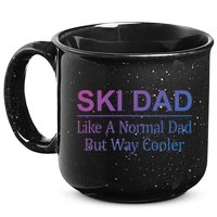 Ski Dad Like A Normal Dad But Way Cooler Gift 15oz Campfire Ceramic Mug