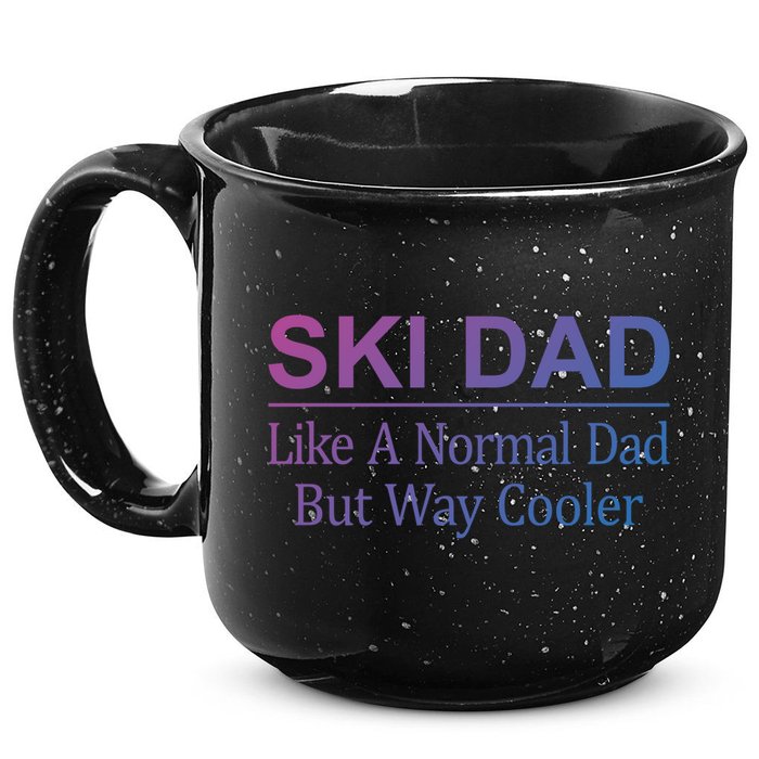 Ski Dad Like A Normal Dad But Way Cooler Gift 15oz Campfire Ceramic Mug