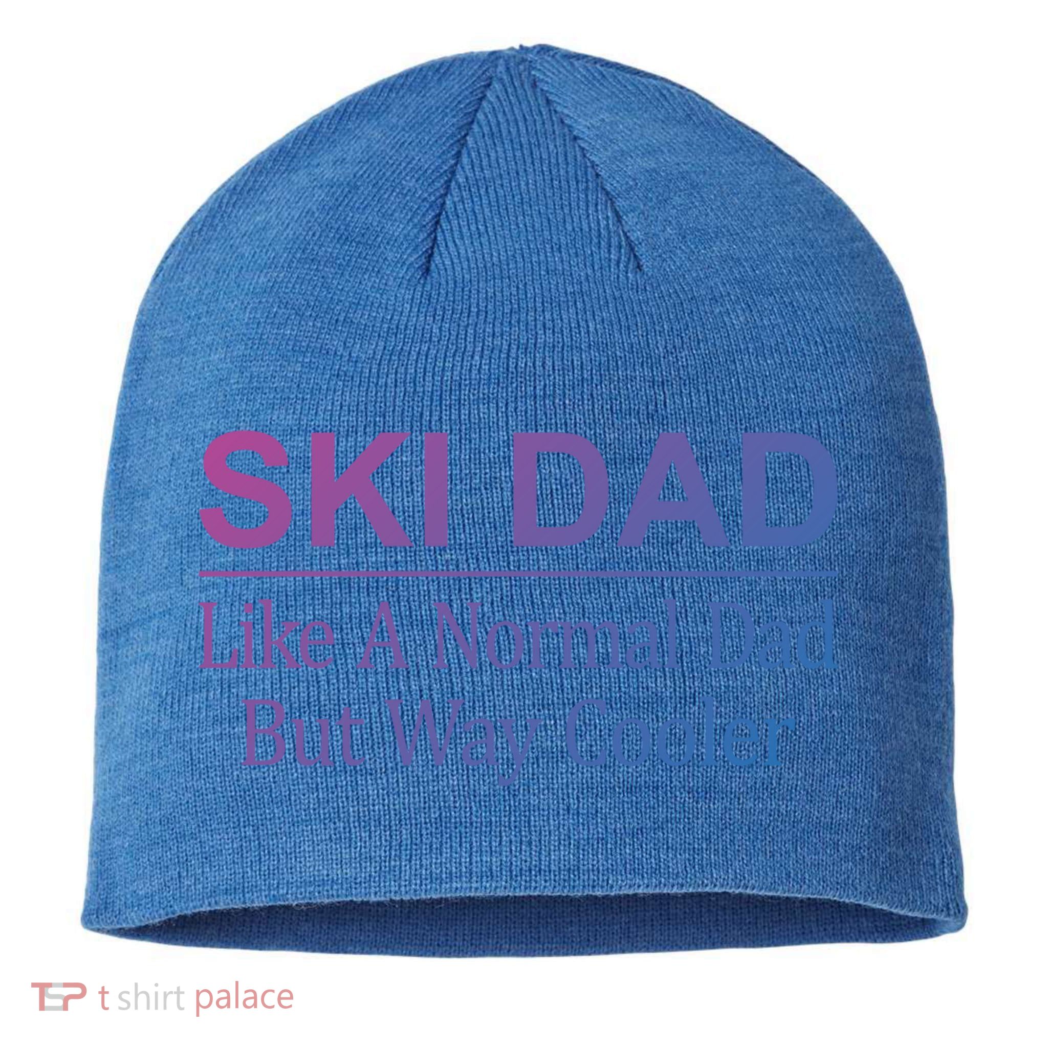 Ski Dad Like A Normal Dad But Way Cooler Gift Sustainable Beanie