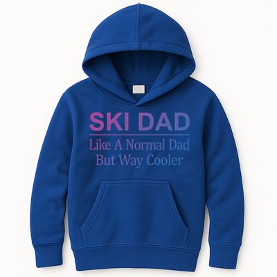Ski Dad Like A Normal Dad But Way Cooler Gift Kids Hoodie