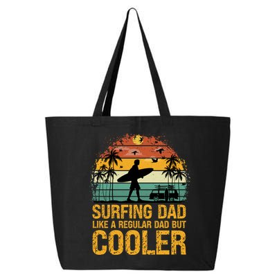Surfing Dad Like A Regular Dad But Cooler Great Fathers Day Gift 25L Jumbo Tote
