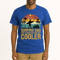 Surfing Dad Like A Regular Dad But Cooler Great Fathers Day Gift Tall T-Shirt