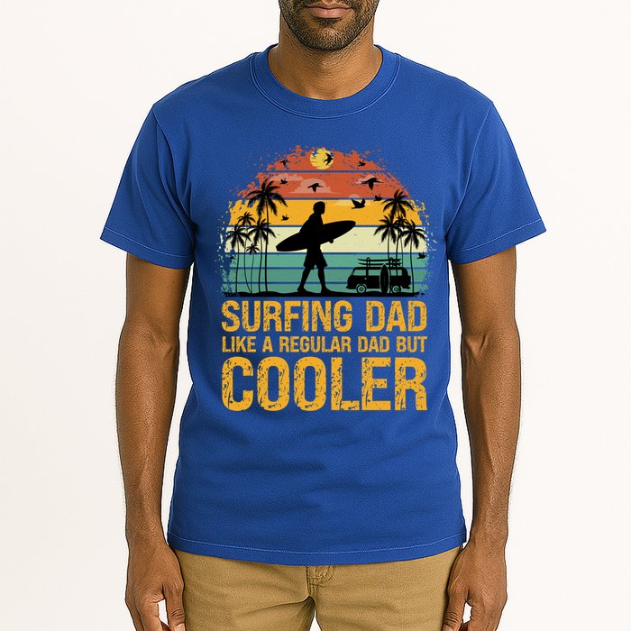 Surfing Dad Like A Regular Dad But Cooler Great Fathers Day Gift Tall T-Shirt