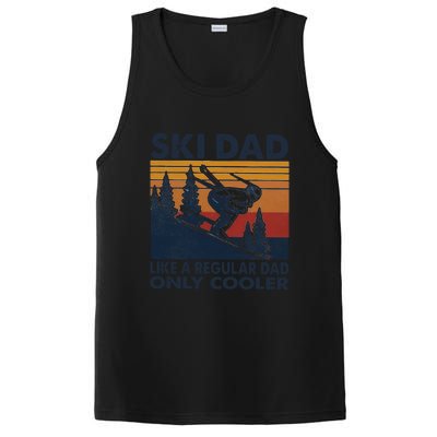 Ski Dad Like A Regular Dad Only Cooller Vintage Meaningful Gift PosiCharge Competitor Tank