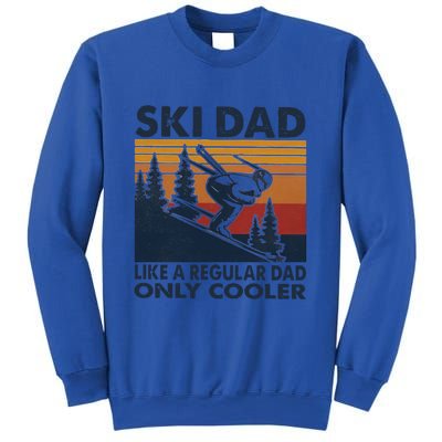 Ski Dad Like A Regular Dad Only Cooller Vintage Meaningful Gift Sweatshirt