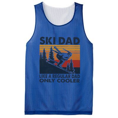 Ski Dad Like A Regular Dad Only Cooller Vintage Meaningful Gift Mesh Reversible Basketball Jersey Tank