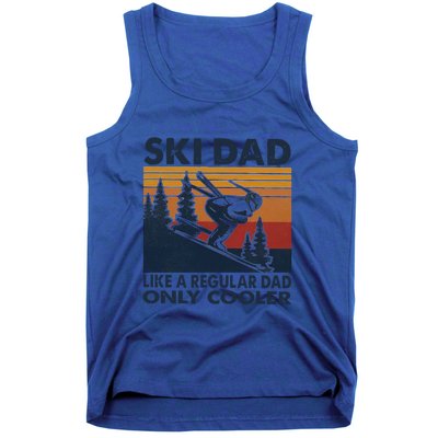 Ski Dad Like A Regular Dad Only Cooller Vintage Meaningful Gift Tank Top