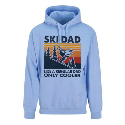 Ski Dad Like A Regular Dad Only Cooller Vintage Meaningful Gift Unisex Surf Hoodie