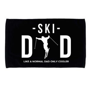 Ski Dad Like A Normal Dad Only Cooler Gift Microfiber Hand Towel