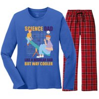 Science Dad Like A Regular Dad But Cooler For Father's Day Meaningful Gift Women's Long Sleeve Flannel Pajama Set 