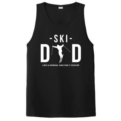 Ski Dad Like A Normal Dad Only Cooler Funny Gift PosiCharge Competitor Tank