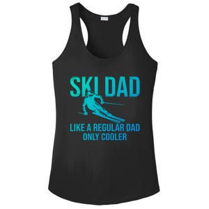 Ski Dad Like A Regular Dad Only Cooler Happy Father Day Gift Ladies PosiCharge Competitor Racerback Tank