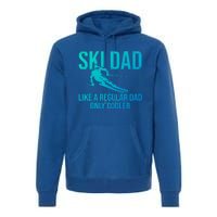 Ski Dad Like A Regular Dad Only Cooler Happy Father Day Gift Premium Hoodie