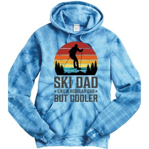 Ski Dad Like A Regular Dad But Cooler Great Fathers Day Funny Gift Tie Dye Hoodie