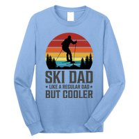 Ski Dad Like A Regular Dad But Cooler Great Fathers Day Funny Gift Long Sleeve Shirt