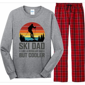 Ski Dad Like A Regular Dad But Cooler Great Fathers Day Funny Gift Long Sleeve Pajama Set