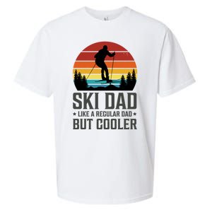 Ski Dad Like A Regular Dad But Cooler Great Fathers Day Funny Gift Sueded Cloud Jersey T-Shirt