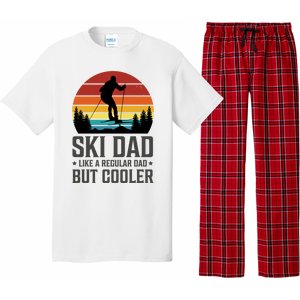 Ski Dad Like A Regular Dad But Cooler Great Fathers Day Funny Gift Pajama Set