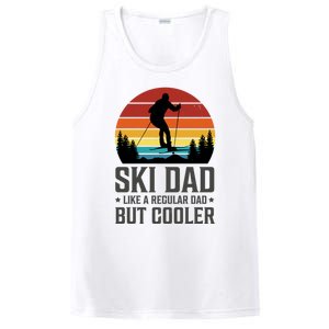 Ski Dad Like A Regular Dad But Cooler Great Fathers Day Funny Gift PosiCharge Competitor Tank