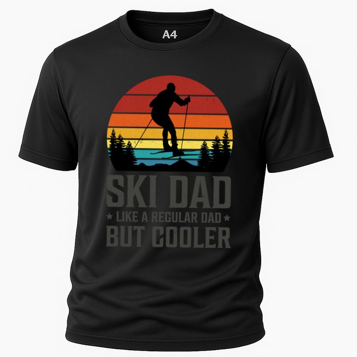 Ski Dad Like A Regular Dad But Cooler Great Fathers Day Gift Performance Shirt