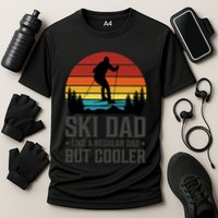 Ski Dad Like A Regular Dad But Cooler Great Fathers Day Gift Performance Shirt