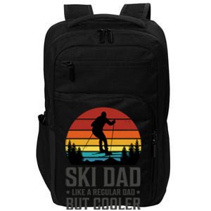 Ski Dad Like A Regular Dad But Cooler Great Fathers Day Gift Impact Tech Backpack