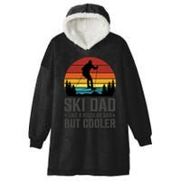 Ski Dad Like A Regular Dad But Cooler Great Fathers Day Gift Hooded Wearable Blanket