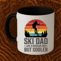 Ski Dad Like A Regular Dad But Cooler Great Fathers Day Gift Mug
