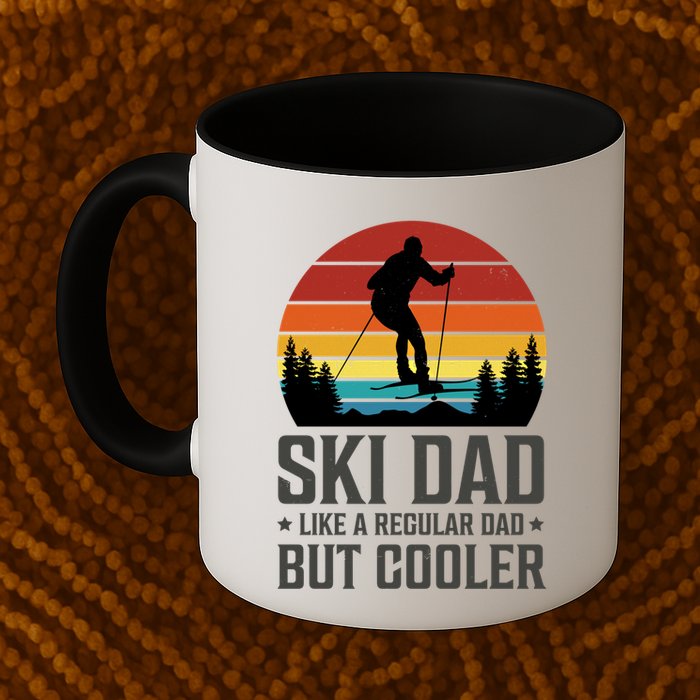 Ski Dad Like A Regular Dad But Cooler Great Fathers Day Gift Mug