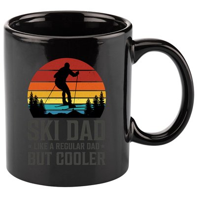 Ski Dad Like A Regular Dad But Cooler Great Fathers Day Gift 11oz C Handle Ceramic Mug