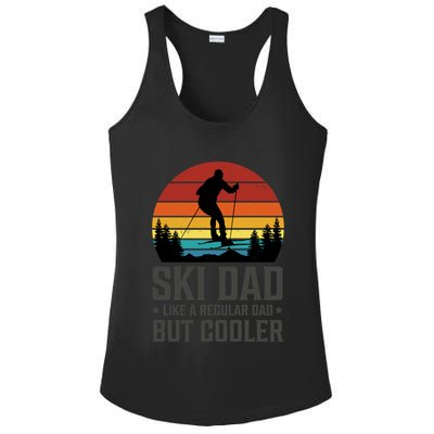 Ski Dad Like A Regular Dad But Cooler Great Fathers Day Gift Ladies PosiCharge Competitor Racerback Tank