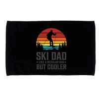 Ski Dad Like A Regular Dad But Cooler Great Fathers Day Gift Microfiber Hand Towel