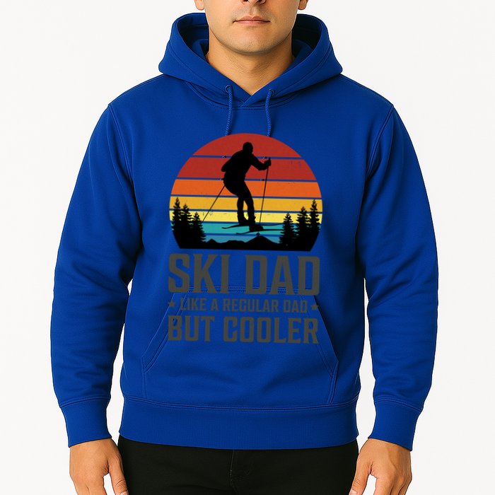 Ski Dad Like A Regular Dad But Cooler Great Fathers Day Gift Hoodie