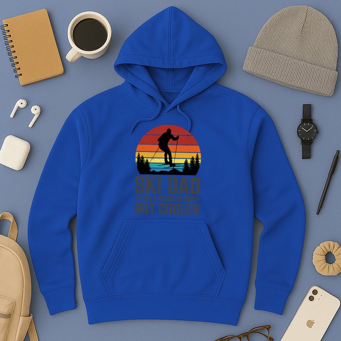 Ski Dad Like A Regular Dad But Cooler Great Fathers Day Gift Hoodie