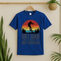 Ski Dad Like A Regular Dad But Cooler Great Fathers Day Gift T-Shirt