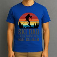 Ski Dad Like A Regular Dad But Cooler Great Fathers Day Gift T-Shirt