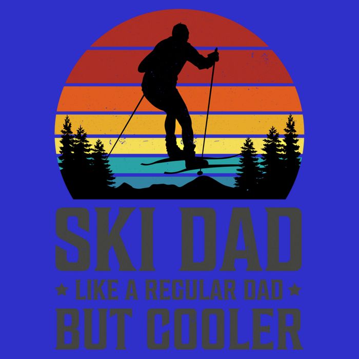 Ski Dad Like A Regular Dad But Cooler Great Fathers Day Gift T-Shirt