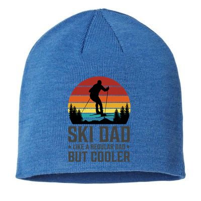 Ski Dad Like A Regular Dad But Cooler Great Fathers Day Gift Sustainable Beanie