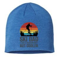 Ski Dad Like A Regular Dad But Cooler Great Fathers Day Gift Sustainable Beanie