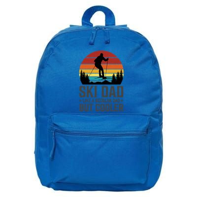 Ski Dad Like A Regular Dad But Cooler Great Fathers Day Gift 16 in Basic Backpack