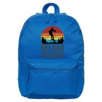 Ski Dad Like A Regular Dad But Cooler Great Fathers Day Gift 16 in Basic Backpack