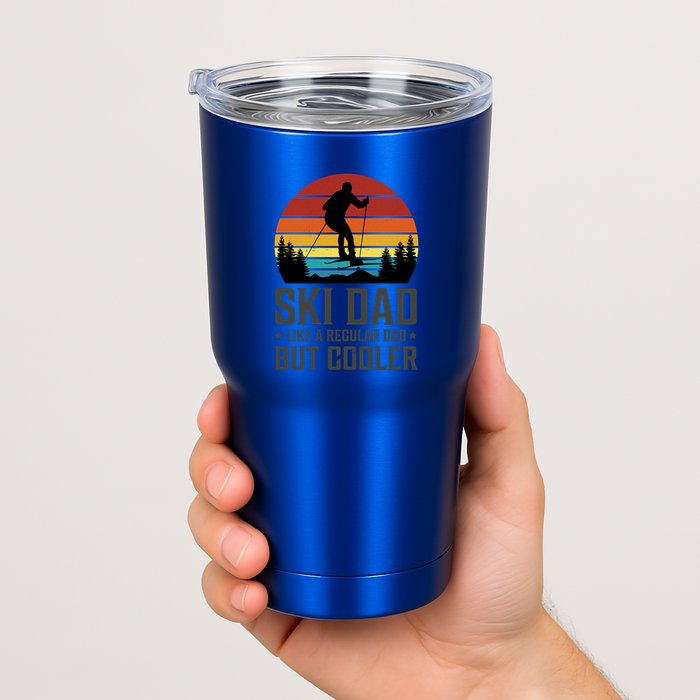 Ski Dad Like A Regular Dad But Cooler Great Fathers Day Gift Tumbler
