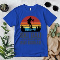 Ski Dad Like A Regular Dad But Cooler Great Fathers Day Gift Premium T-Shirt
