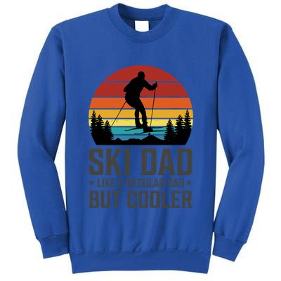 Ski Dad Like A Regular Dad But Cooler Great Fathers Day Gift Tall Sweatshirt
