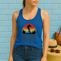 Ski Dad Like A Regular Dad But Cooler Great Fathers Day Gift Womens Tank Top