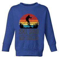Ski Dad Like A Regular Dad But Cooler Great Fathers Day Gift Toddler Sweatshirt
