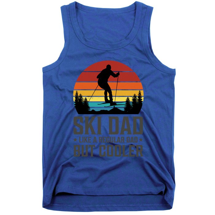 Ski Dad Like A Regular Dad But Cooler Great Fathers Day Gift Tank Top
