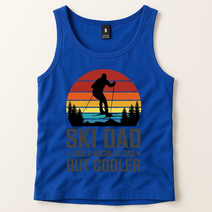 Ski Dad Like A Regular Dad But Cooler Great Fathers Day Gift Tank Top